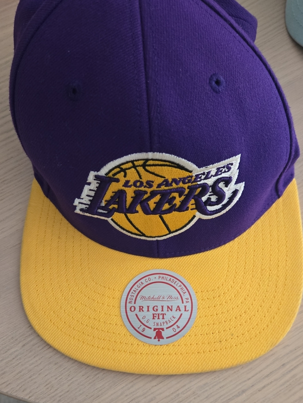 Mitchell & Ness Purple and Yellow Los Angeles Lakers Kids Snapback